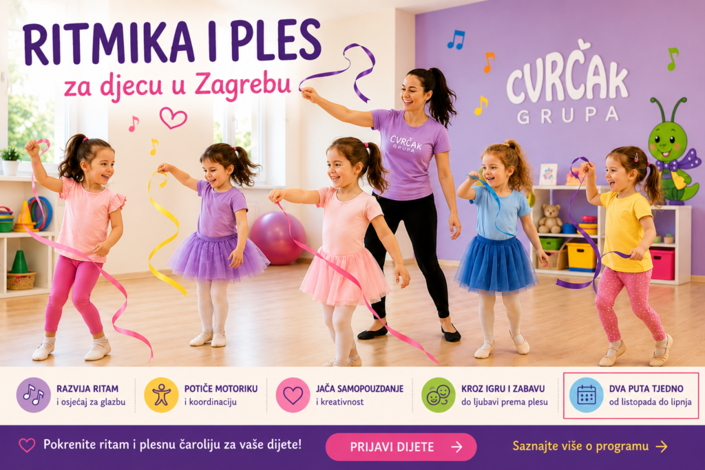 Ritmika za djecu u Zagrebu – Cvrčak grupa